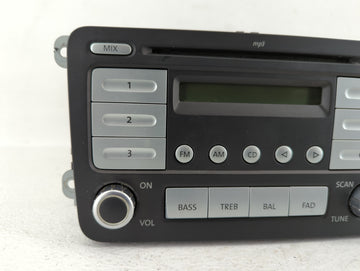 2009-2017 Volkswagen Tiguan Radio AM FM Cd Player Receiver Replacement P/N:5N0 035 164 D 1K0 035 161 D Fits OEM Used Auto Parts