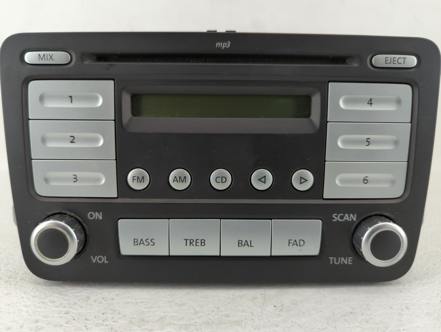 2009-2017 Volkswagen Tiguan Radio AM FM Cd Player Receiver Replacement P/N:5N0 035 164 D 1K0 035 161 D Fits OEM Used Auto Pa