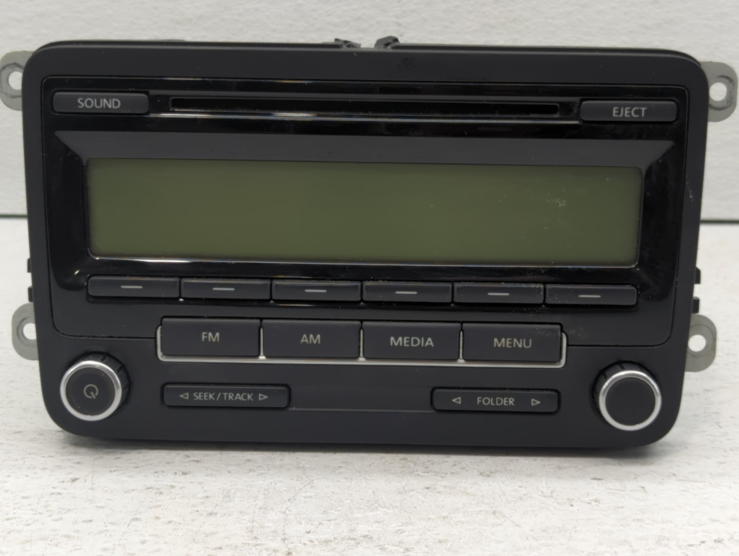 2009-2017 Volkswagen Tiguan Radio AM FM Cd Player Receiver Replacement P/N:5N0 035 164 D 1K0 035 161 D Fits OEM Used Auto Pa