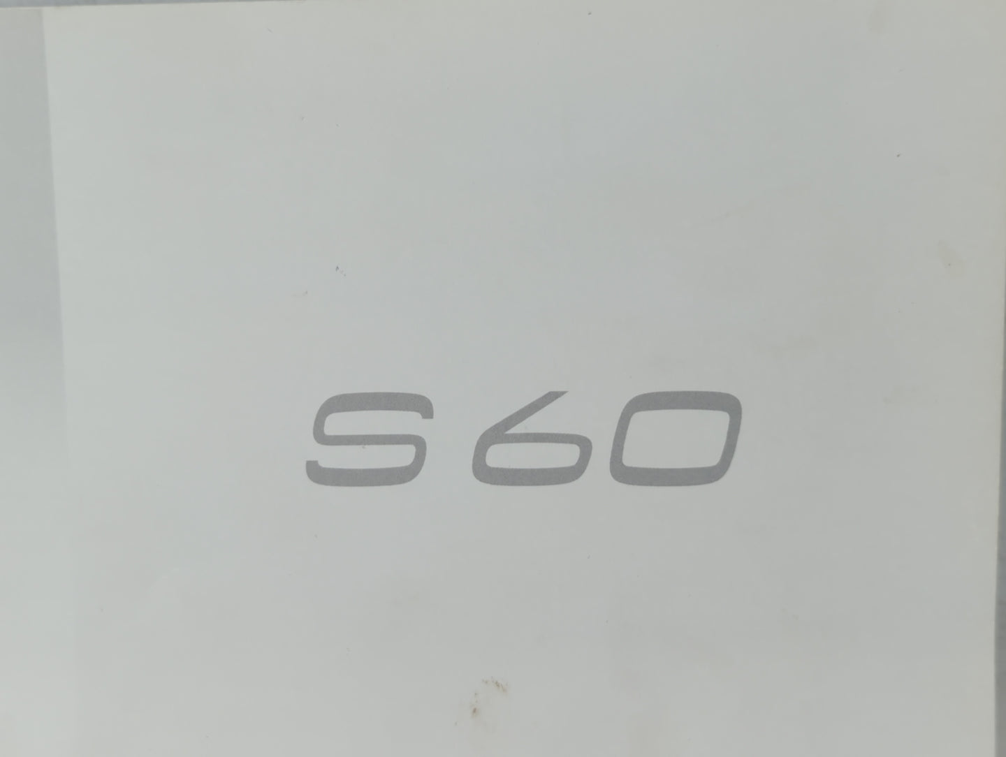 2010 Volvo S60 Owners Manual Book Guide OEM Used Auto Parts - Oemusedautoparts1.com
