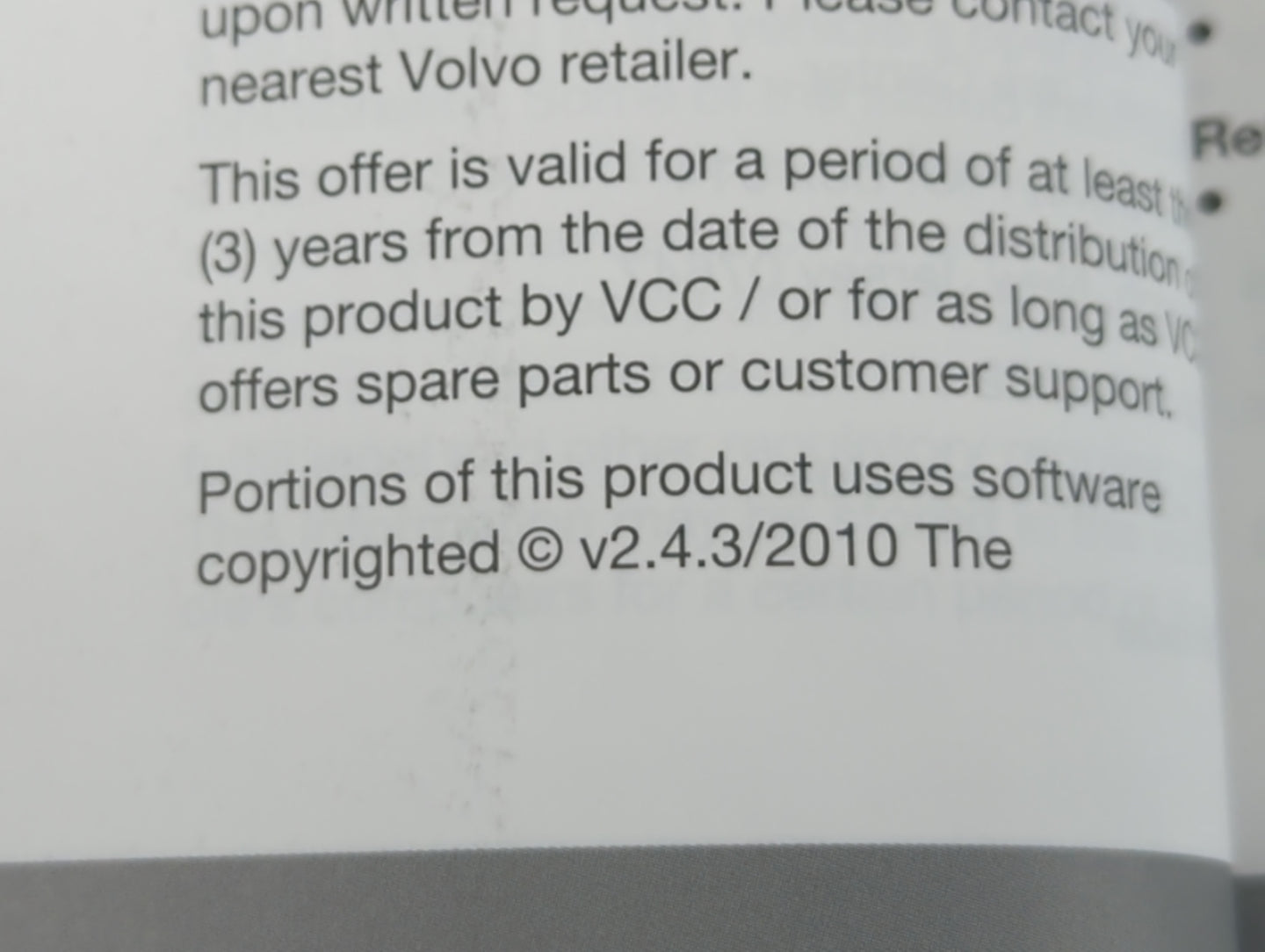 2010 Volvo S60 Owners Manual Book Guide OEM Used Auto Parts - Oemusedautoparts1.com