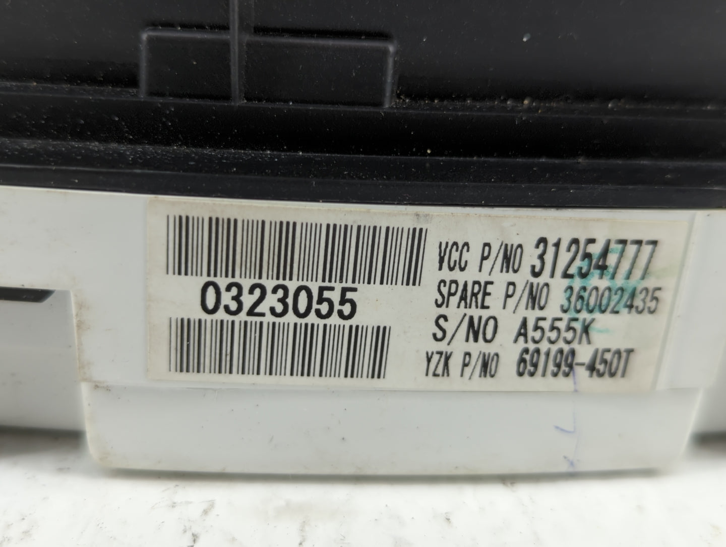 2010 Volvo V40 Instrument Cluster Speedometer Gauges P/N:30765312 31254777 Fits Fits 2008 2009 OEM Used Auto Parts - Oemused