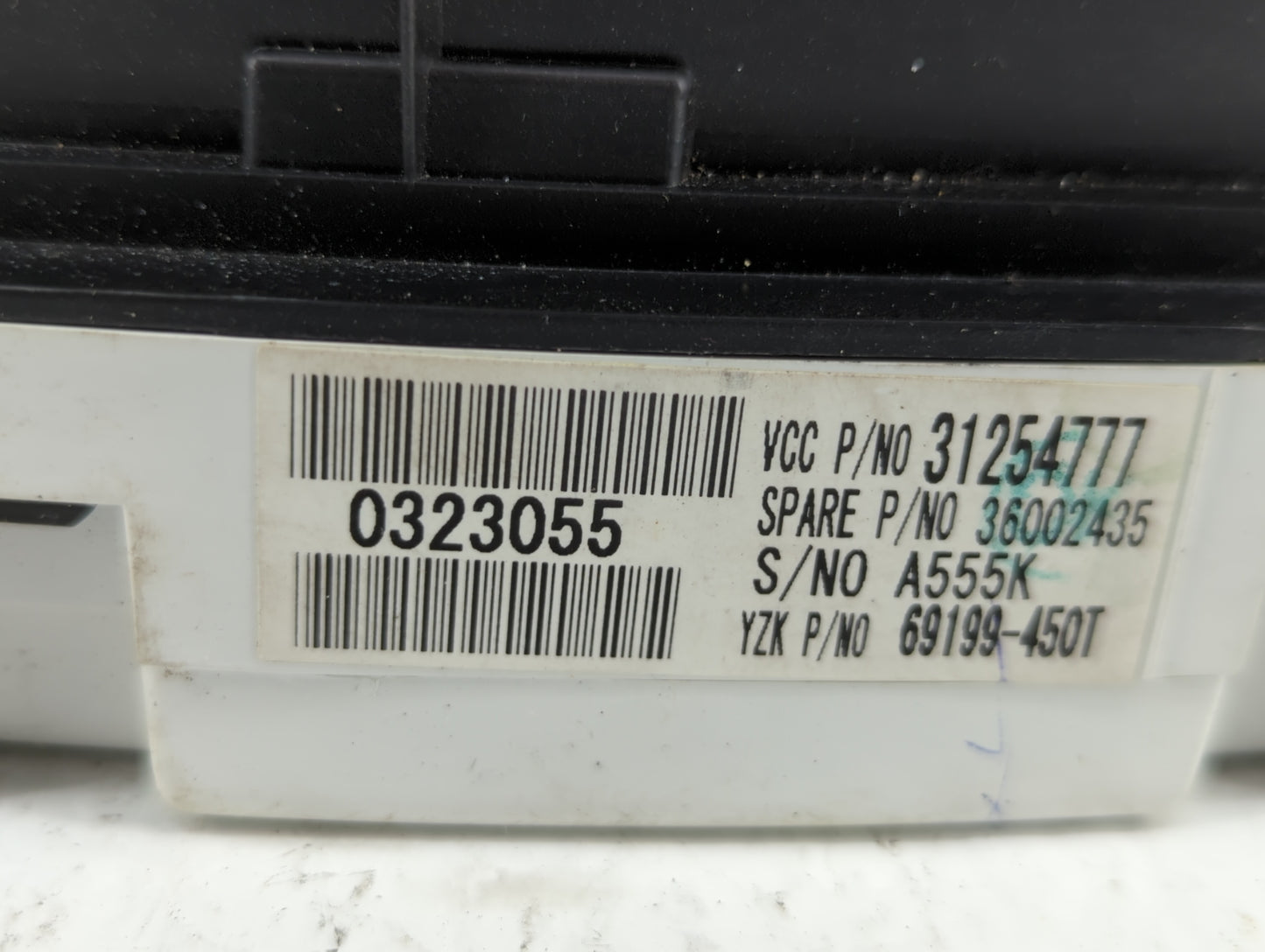 2010 Volvo V40 Instrument Cluster Speedometer Gauges P/N:30765312 31254777 Fits Fits 2008 2009 OEM Used Auto Parts - Oemused