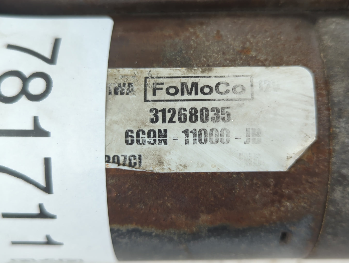 2010 Volvo V40 Car Starter Motor Solenoid OEM P/N:31268035 6G9N-11000-JB Fits OEM Used Auto Parts - Oemusedautoparts1.com