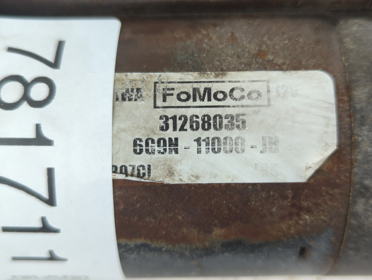 2010 Volvo V40 Car Starter Motor Solenoid OEM P/N:31268035 6G9N-11000-JB Fits OEM Used Auto Parts - Oemusedautoparts1.com
