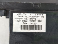 2010 Volvo V40 Radio AM FM Cd Player Receiver Replacement P/N:31268055 Fits Fits 2007 2008 2009 2011 2012 2013 OEM Used Auto