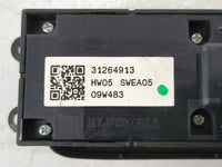 2010 Volvo V40 Master Power Window Switch Replacement Driver Side Left P/N:31264913 Fits Fits 2011 OEM Used Auto Parts - Oem