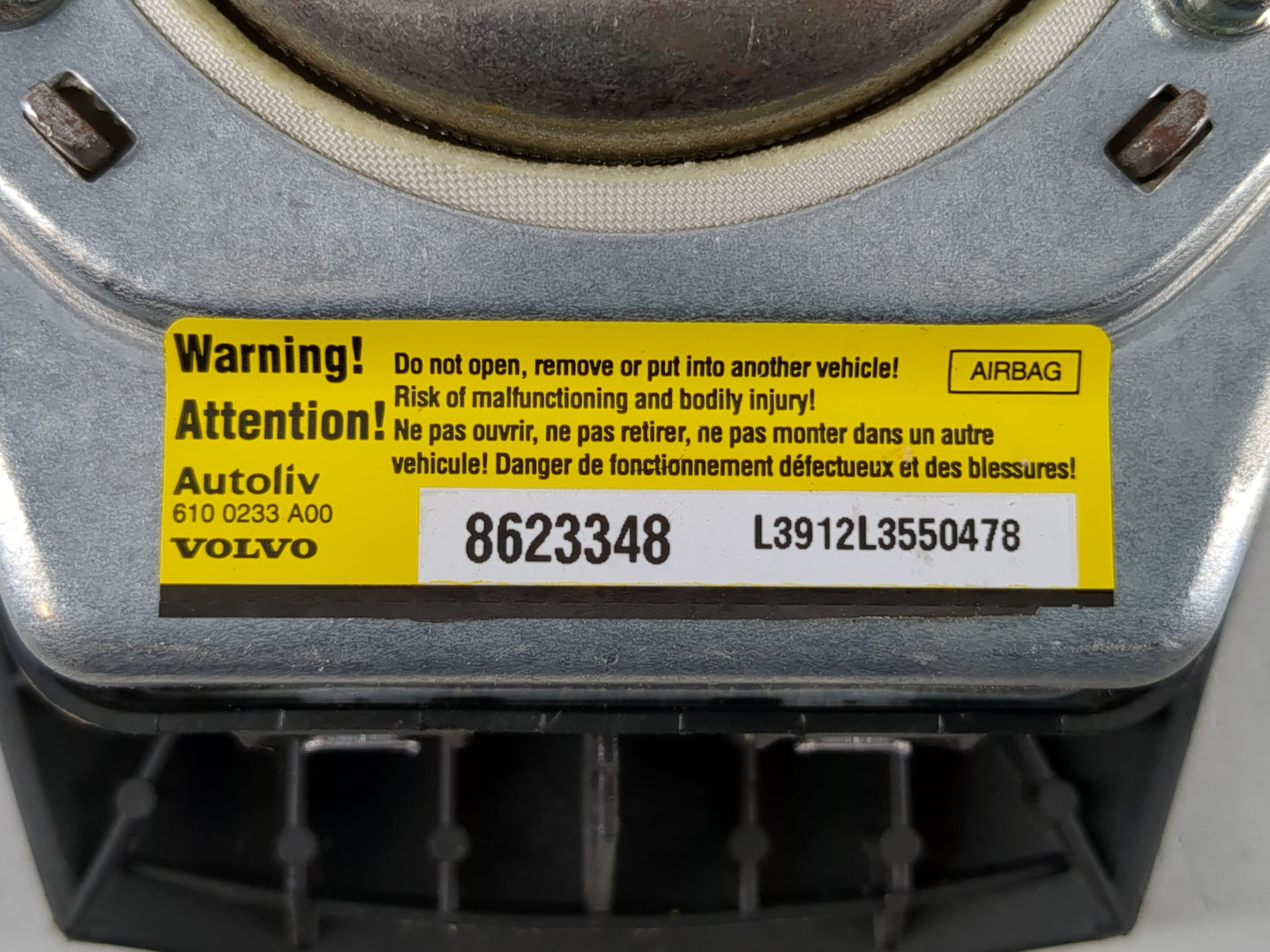 Volvo V40 Passenger Curtain Air Bag Oem - Oemusedautoparts1.com