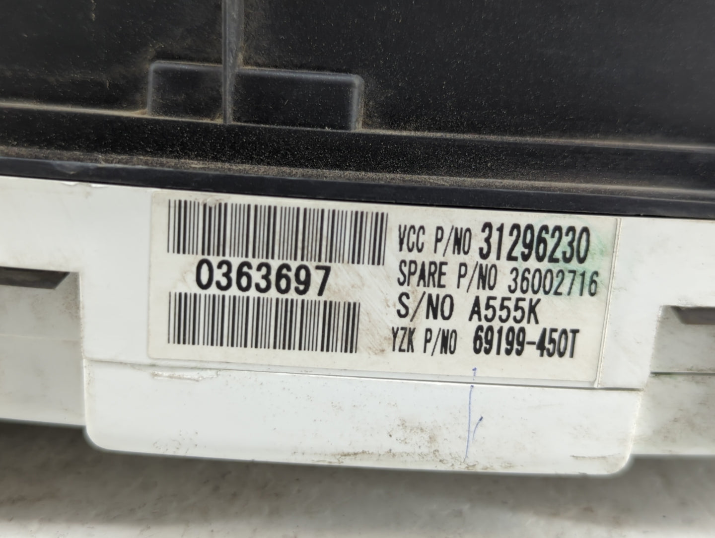 2008 Volvo V50 Instrument Cluster Speedometer Gauges P/N:31296230 30765312, 31254777 Fits Fits 2009 2010 OEM Used Auto Parts