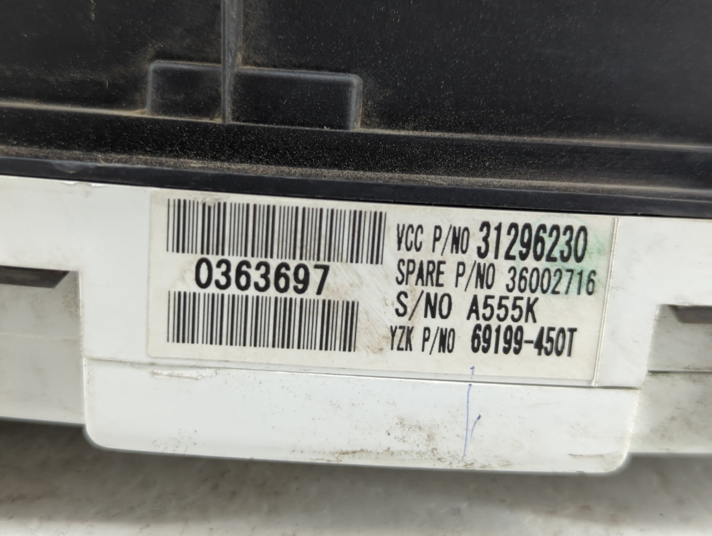 2008 Volvo V50 Instrument Cluster Speedometer Gauges P/N:31296230 30765312, 31254777 Fits Fits 2009 2010 OEM Used Auto Parts