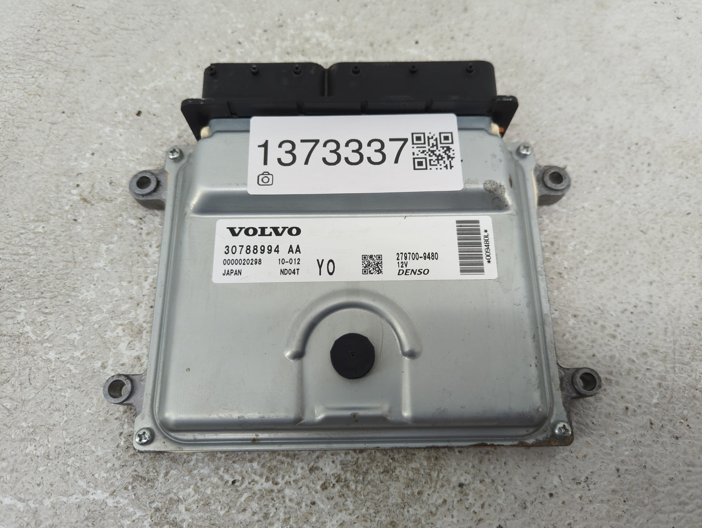 2010 Volvo V60 PCM Engine Control Computer ECU ECM PCU OEM P/N:279700-9480 Fits Fits 2008 2009 OEM Used Auto Parts - Oemused