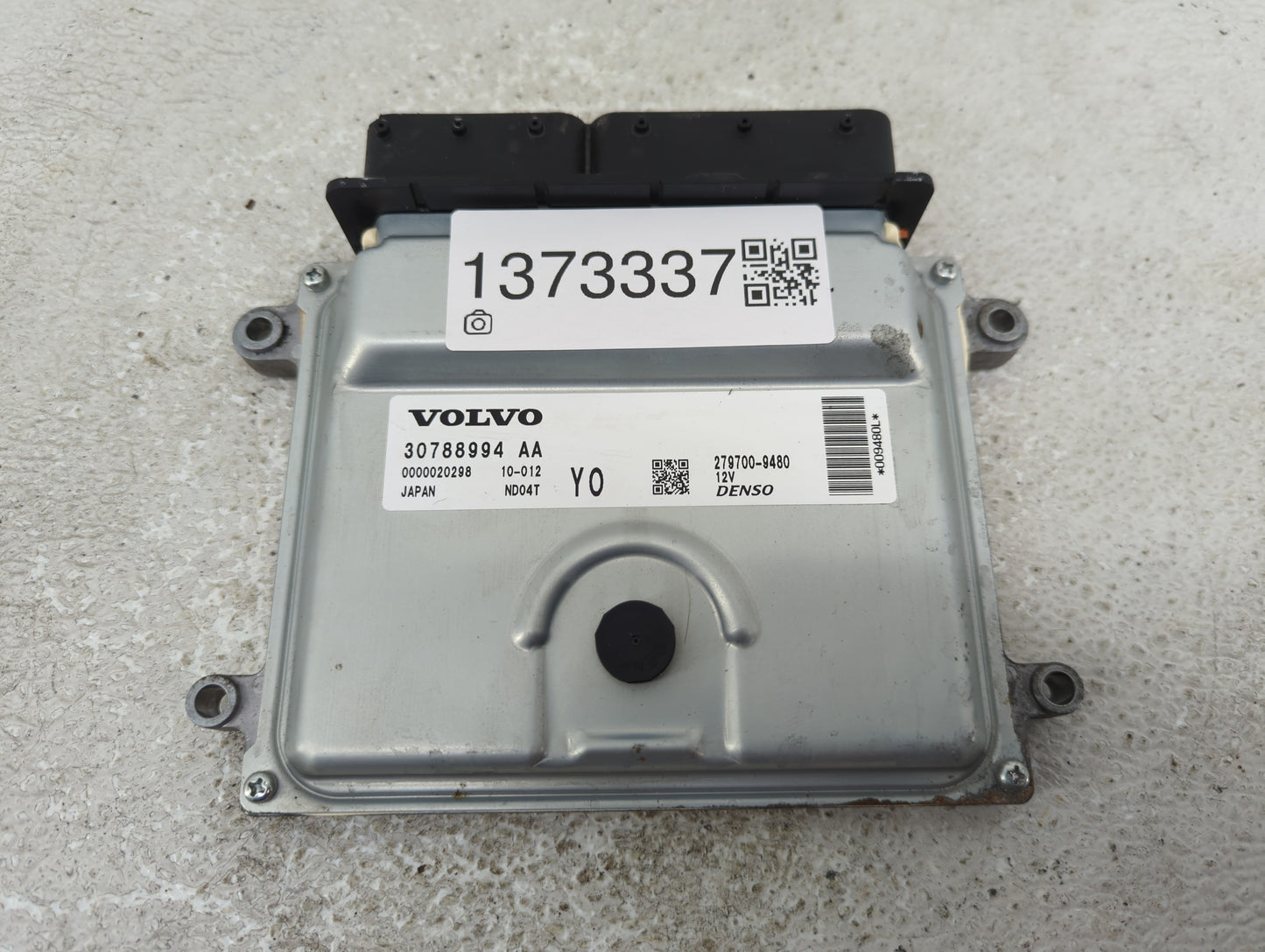 2010 Volvo V60 PCM Engine Control Computer ECU ECM PCU OEM P/N:279700-9480 Fits Fits 2008 2009 OEM Used Auto Parts - Oemused