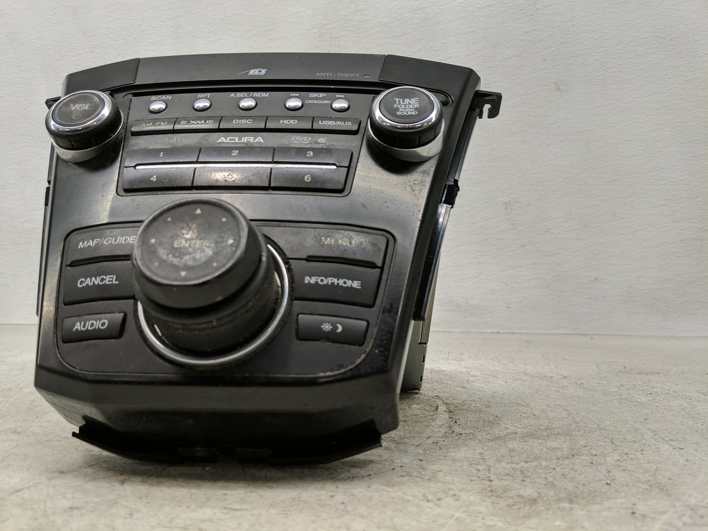 2010-2013 Acura Mdx Radio AM FM Cd Player Receiver Replacement P/N:39101-STX-A620-M1 Fits Fits 2010 2011 2012 2013 OEM Used 