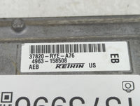 2010-2011 Acura Mdx PCM Engine Control Computer ECU ECM PCU OEM P/N:37820-RYE-A76 Fits Fits 2010 2011 OEM Used Auto Parts - 