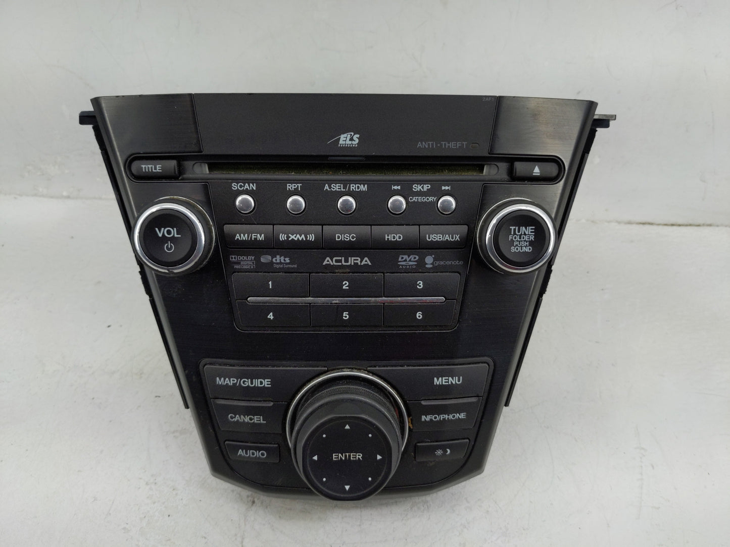 2010-2013 Acura Mdx Radio AM FM Cd Player Receiver Replacement P/N:39101-STX-A620-M1 Fits Fits 2010 2011 2012 2013 OEM Used 
