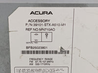 2010-2013 Acura Mdx Radio AM FM Cd Player Receiver Replacement P/N:39101-STX-A510-M1 MN710AO Fits Fits 2010 2011 2012 2013 O