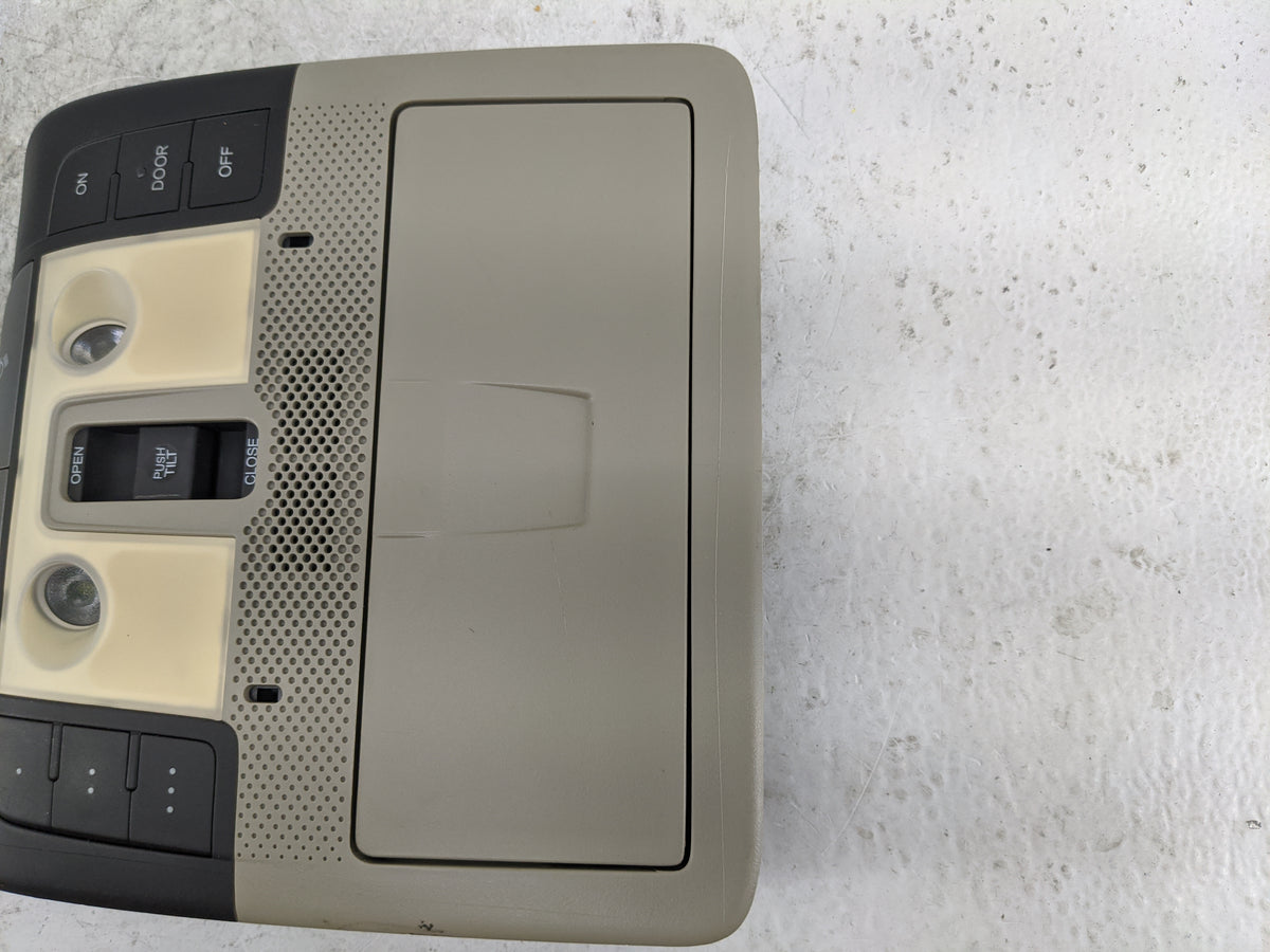 2010-2013 Acura Mdx Overhead Console W/rear Climate Control Tan - Oemusedautoparts1.com
