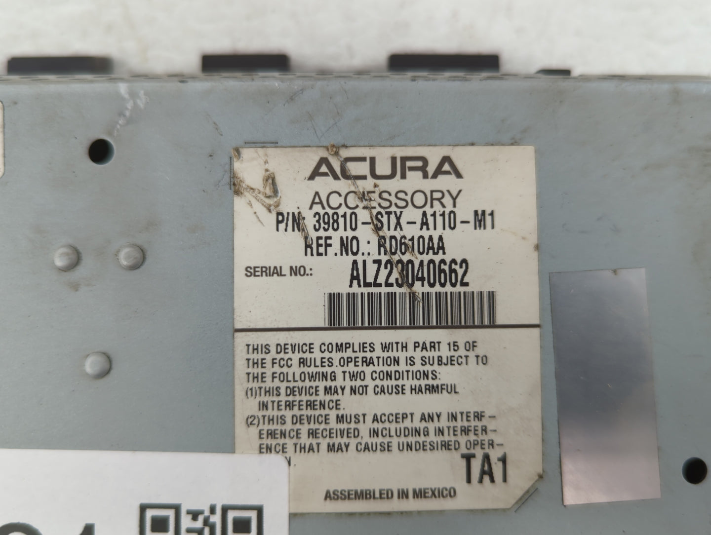 2010-2013 Acura Mdx Information Display Screen - Oemusedautoparts1.com