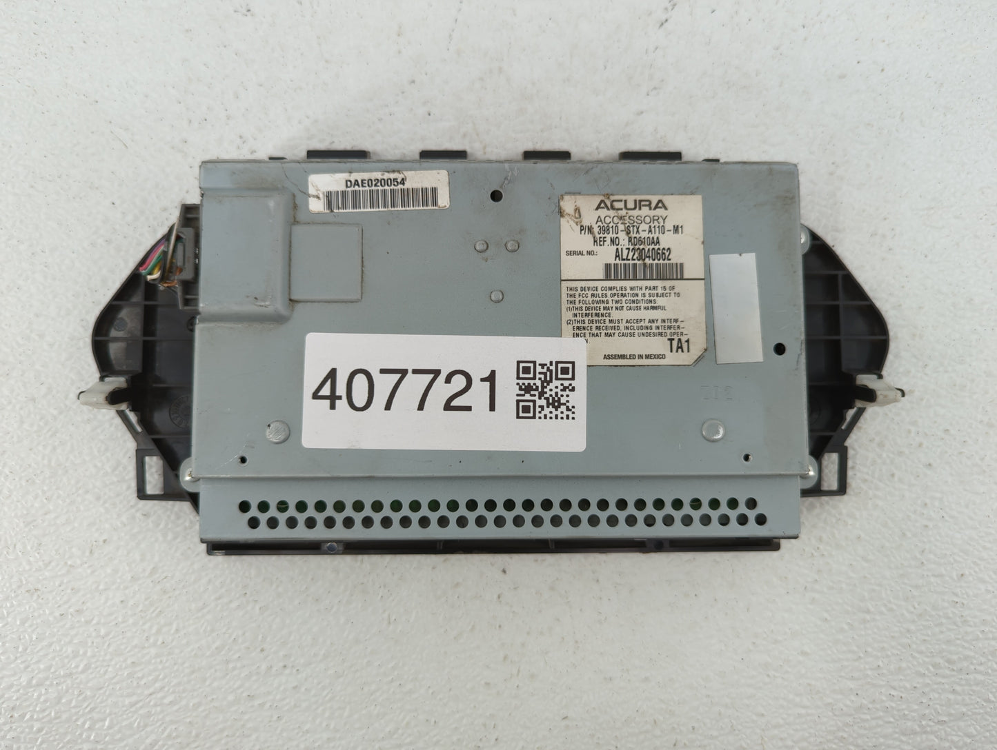 2010-2013 Acura Mdx Information Display Screen 407721 - Oemusedautoparts1.com