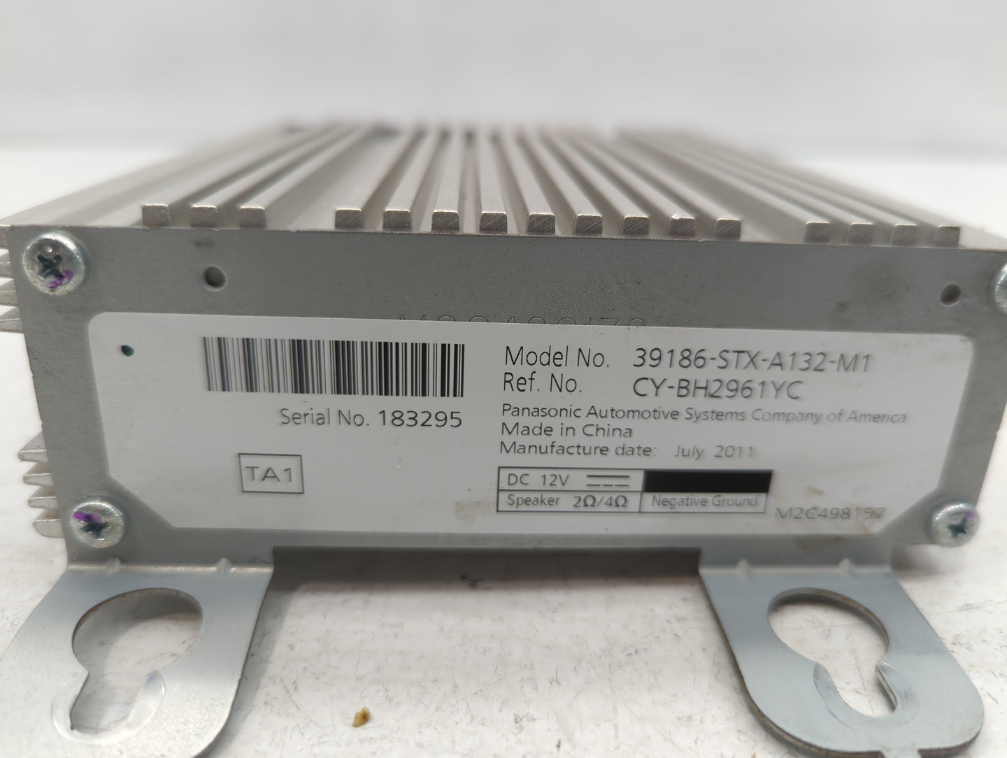 2010-2013 Acura Mdx Radio AM FM Cd Player Receiver Replacement P/N:39186-STX-A132-M1 Fits Fits 2010 2011 2012 2013 OEM Used 