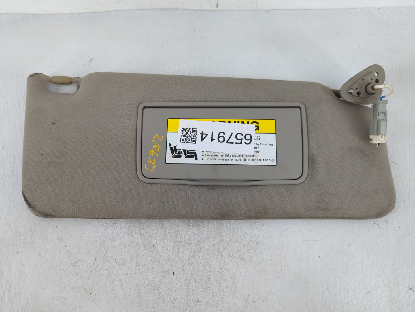 2007-2013 Acura Mdx Sun Visor Shade Replacement Passenger Right Mirror Fits Fits 2007 2008 2009 2010 2011 2012 2013 OEM Used