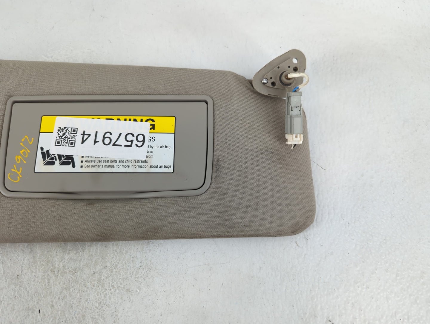 2007-2013 Acura Mdx Sun Visor Shade Replacement Passenger Right Mirror Fits Fits 2007 2008 2009 2010 2011 2012 2013 OEM Used