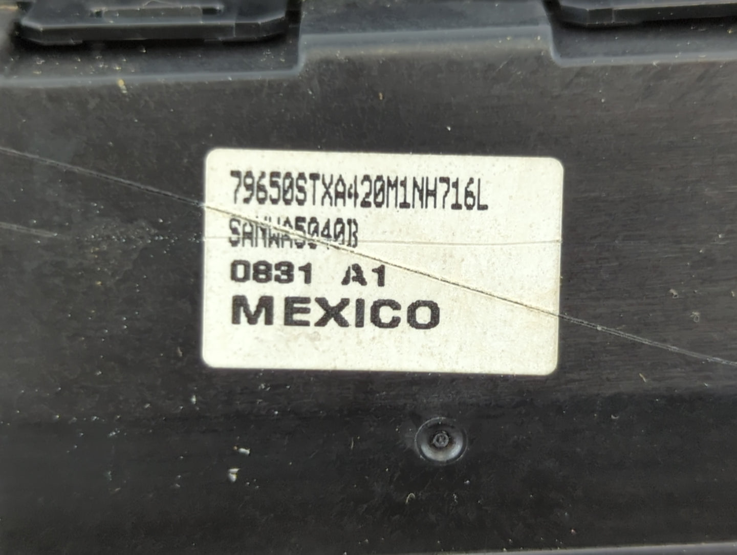 2010-2013 Acura Mdx Climate Control Module Temperature AC/Heater Replacement P/N:0831 A1 79650STXA420M1 Fits OEM Used Auto P