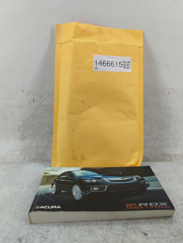 2011 Acura Rdx Owners Manual Book Guide P/N:00X31-STK-6401 31STK640 OEM Used Auto Parts