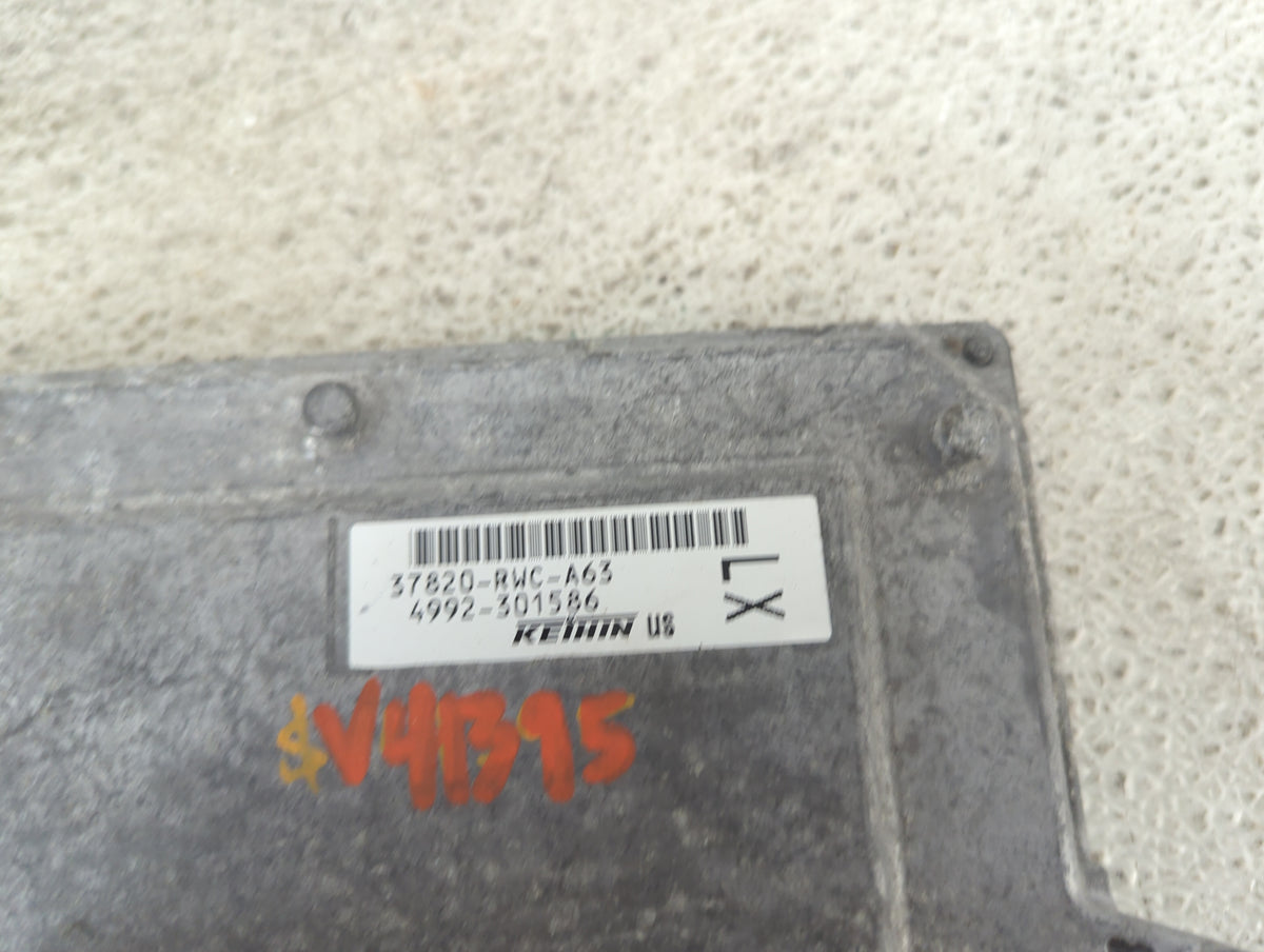 2010-2011 Acura Rdx PCM Engine Control Computer ECU ECM PCU OEM P/N:37820-RWC-A63 4992-301586 Fits Fits 2010 2011 OEM Used A