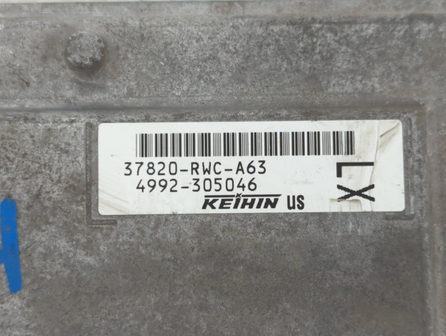 2010-2011 Acura Rdx PCM Engine Control Computer ECU ECM PCU OEM P/N:37820-RWC-A62 4992-110181, 37820-RWC-A63 Fits Fits 2010 