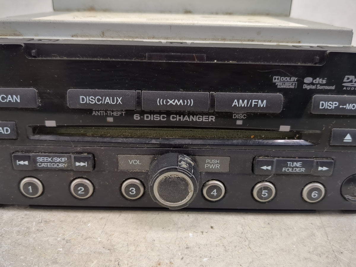 2010-2012 Acura Rdx Radio AM FM Cd Player Receiver Replacement P/N:39100-STK-A311-M1 Fits Fits 2010 2011 2012 OEM Used Auto 