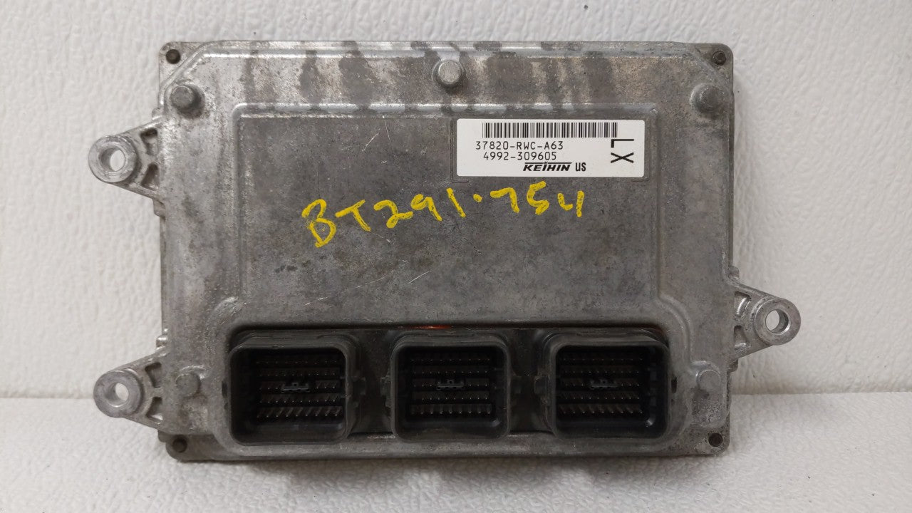 2010-2011 Acura Rdx PCM Engine Control Computer ECU ECM PCU OEM P/N:37820-RWC-A62 4992-110181, 37820-RWC-A63 Fits Fits 2010 