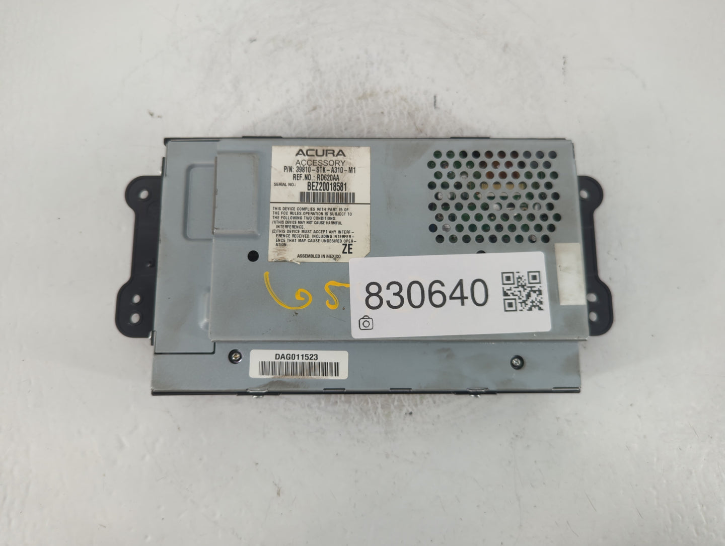 2010-2012 Acura Rdx Information Display Screen - Oemusedautoparts1.com
