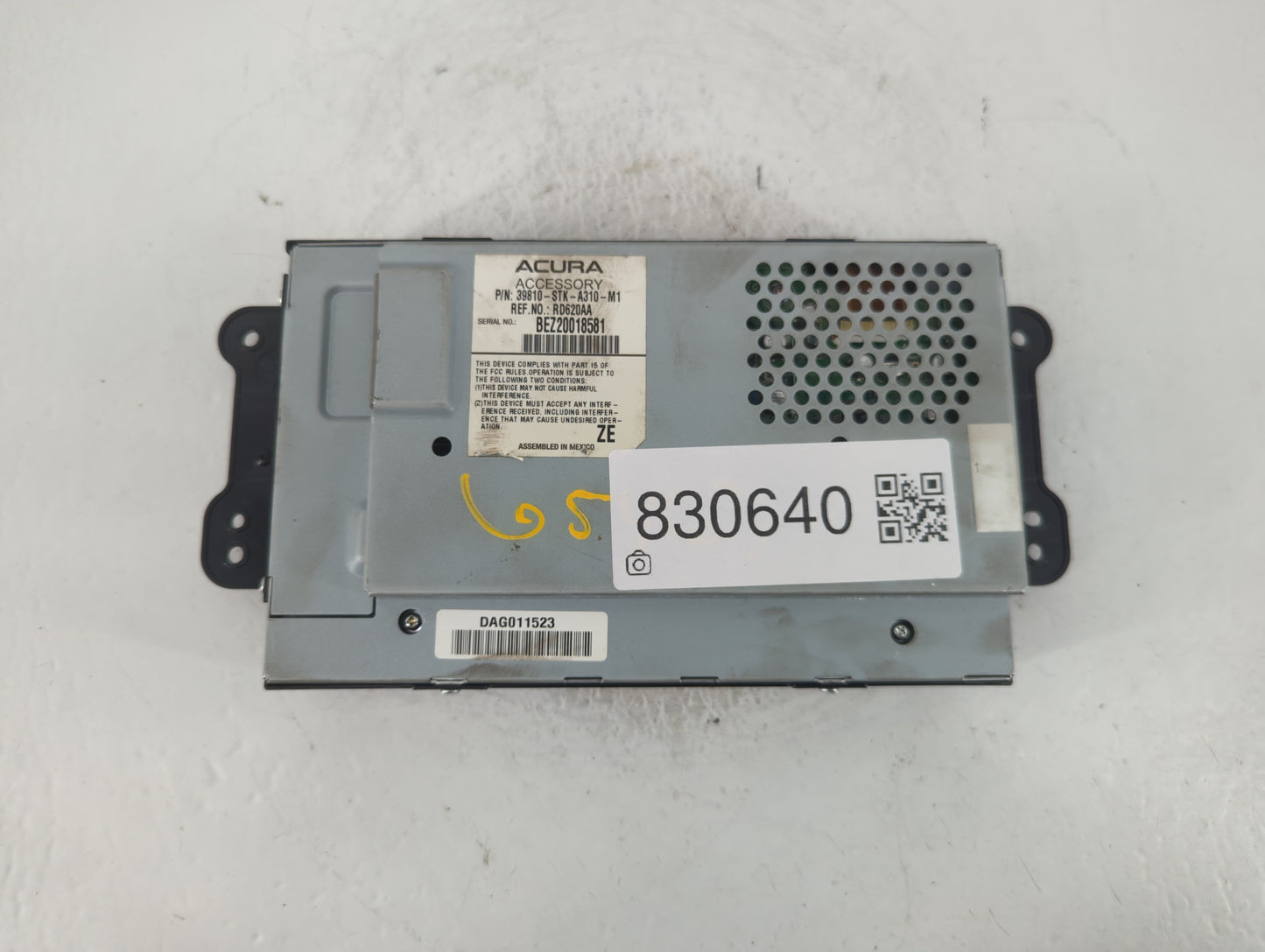 2010-2012 Acura Rdx Information Display Screen - Oemusedautoparts1.com