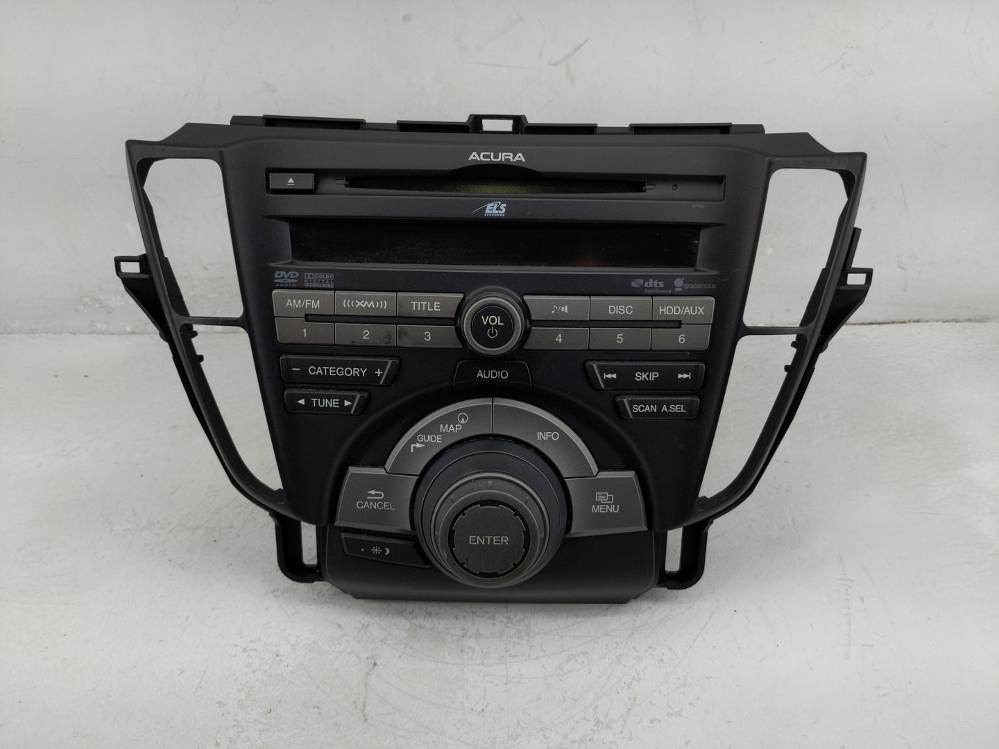 2010-2011 Acura Tl Radio AM FM Cd Player Receiver Replacement P/N:89100-TK4-A800 Fits Fits 2010 2011 OEM Used Auto Parts - O