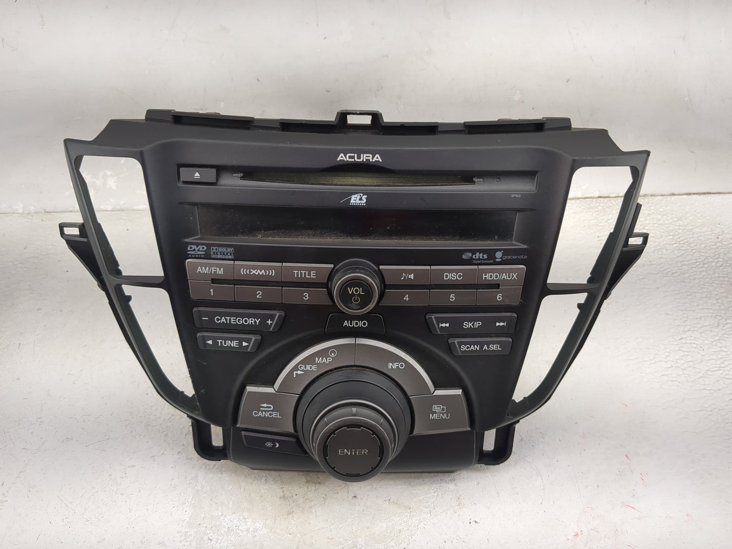 2010-2011 Acura Tl Radio AM FM Cd Player Receiver Replacement P/N:39100-TK4-A800 AVIC-7307ZH Fits Fits 2010 2011 OEM Used Au