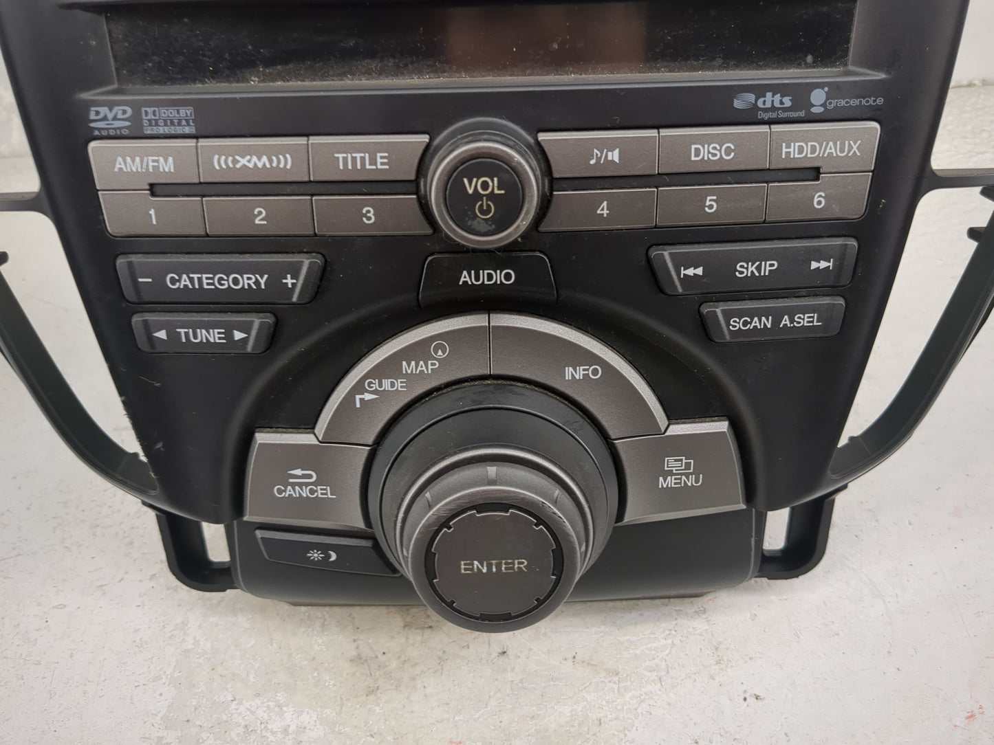 2010-2011 Acura Tl Radio AM FM Cd Player Receiver Replacement P/N:39100-TK4-A800 AVIC-7307ZH Fits Fits 2010 2011 OEM Used Au