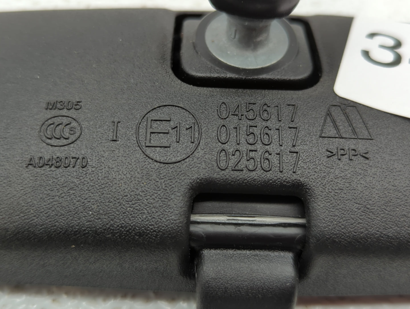 2009-2012 Acura Tl Interior Rear View Mirror Replacement OEM P/N:E11025617 E11015617 Fits OEM Used Auto Parts - Oemusedautop