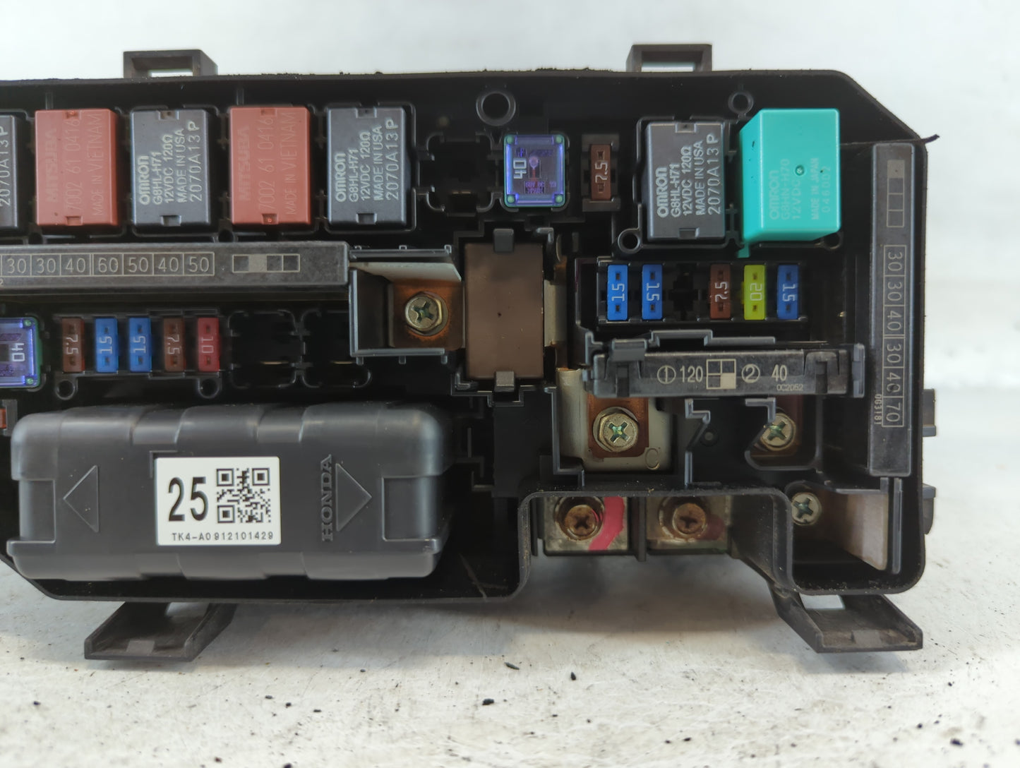 2009-2011 Acura Tl Fusebox Fuse Box Panel Relay Module P/N:89D1812E134701 Fits Fits 2009 2010 2011 OEM Used Auto Parts - Oem