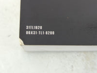 2011 Acura Tsx Owners Manual Book Guide P/N:31TL1620 00X31-TL1-6200 OEM Used Auto Parts - Oemusedautoparts1.com