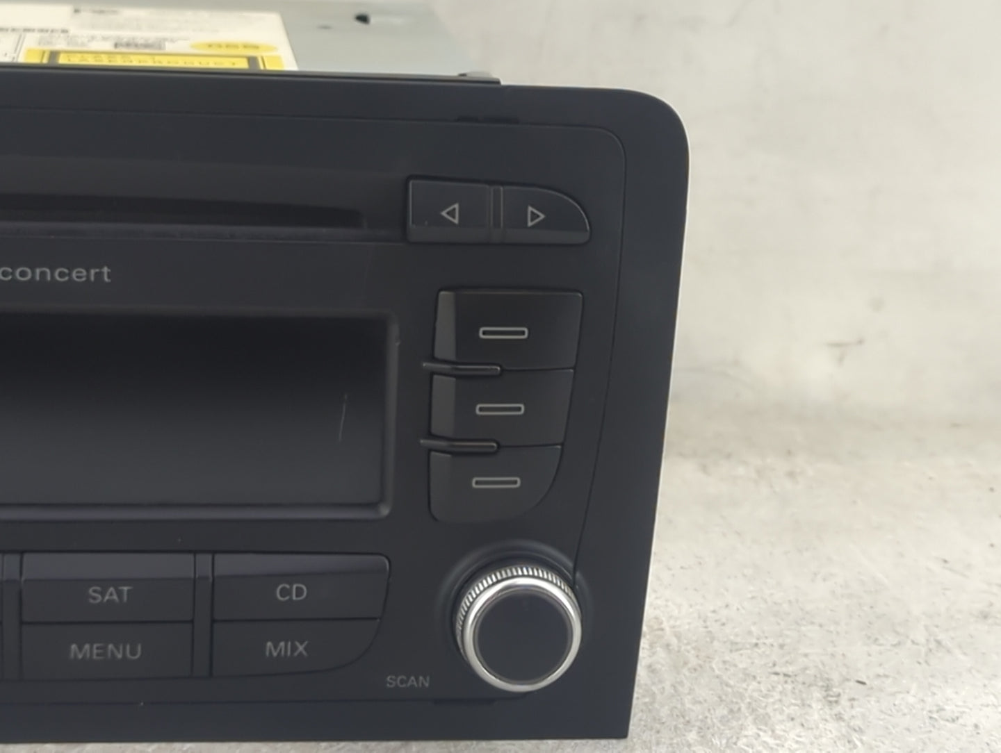 2010-2013 Audi A3 Radio AM FM Cd Player Receiver Replacement P/N:7649278380 8P0035186T Fits Fits 2010 2011 2012 2013 OEM Use