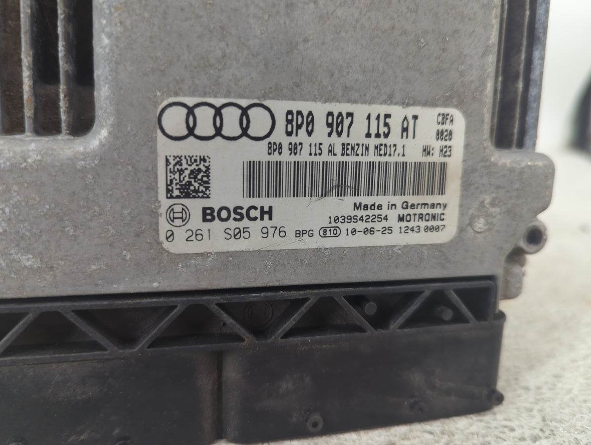 2010-2011 Audi A3 PCM Engine Control Computer ECU ECM PCU OEM P/N:8P0907115AT 8P0907115AL, 0261S05976 Fits Fits 2010 2011 OE