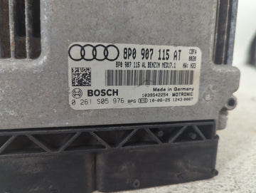 2010-2011 Audi A3 PCM Engine Control Computer ECU ECM PCU OEM P/N:8P0907115AT 8P0907115AL, 0261S05976 Fits Fits 2010 2011 OEM Used Auto Parts