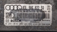 2010-2011 Audi A3 PCM Engine Control Computer ECU ECM PCU OEM P/N:03L906022SQ Fits Fits 2010 2011 OEM Used Auto Parts - Oemu