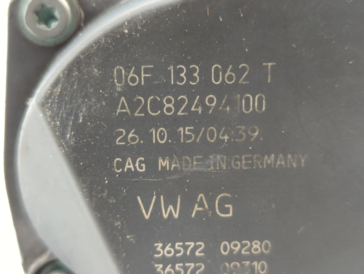 2006-2018 Audi A3 Throttle Body P/N:06F 133 062 T 06F 133 062 Q Fits OEM Used Auto Parts - Oemusedautoparts1.com