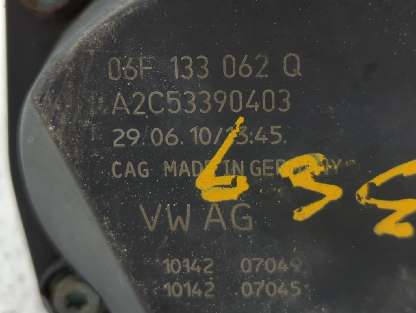 2006-2018 Audi A3 Throttle Body P/N:10142 07045 10142 07049 Fits OEM Used Auto Parts - Oemusedautoparts1.com