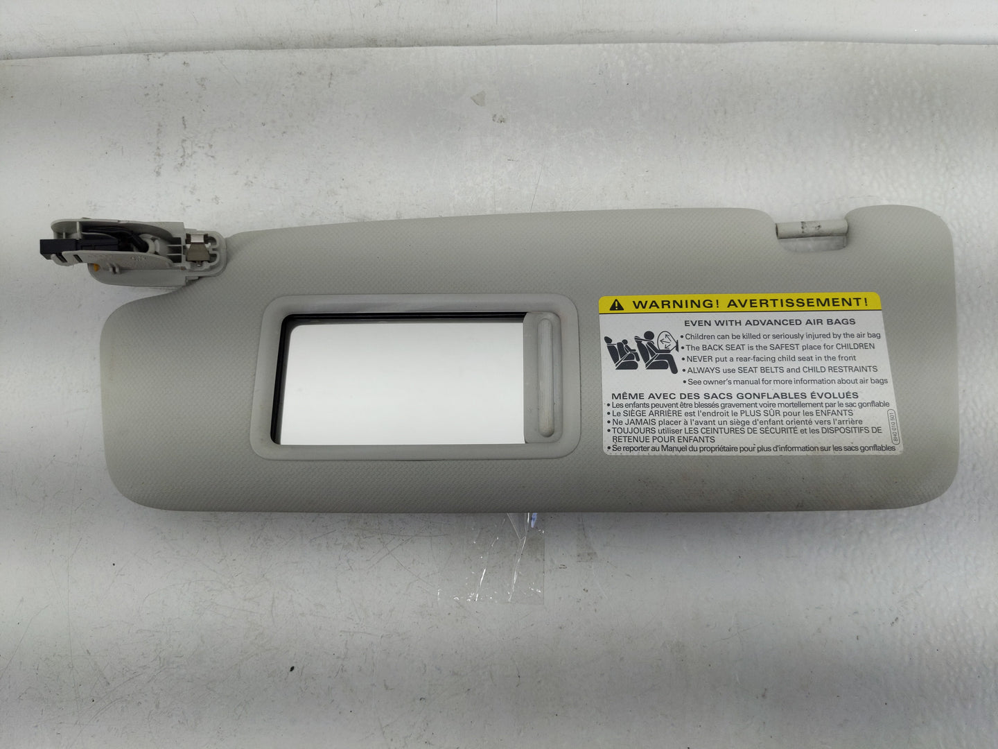 2009-2012 Audi A4 Sun Visor Shade Replacement Driver Left Mirror Fits Fits 2009 2010 2011 2012 OEM Used Auto Parts - Oemused
