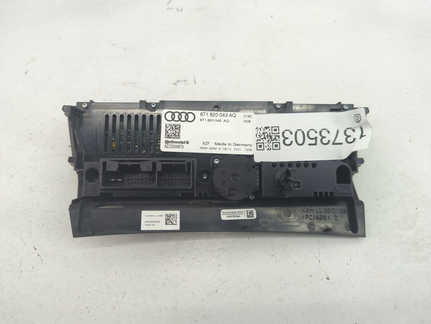 2009-2012 Audi A4 Climate Control Module Temperature AC/Heater Replacement P/N:8T1820043AQ Fits Fits 2008 2009 2010 2011 201