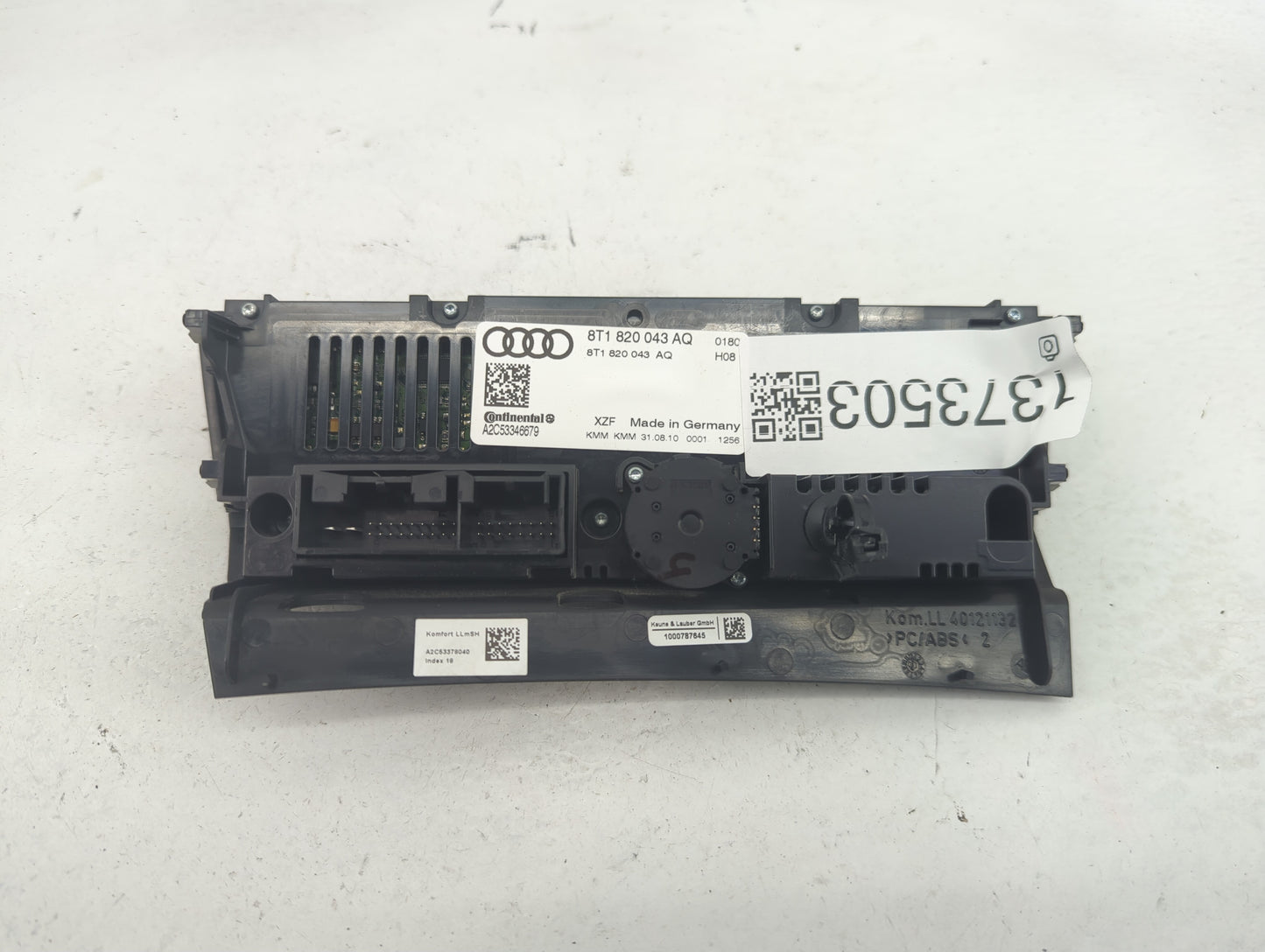 2009-2012 Audi A4 Climate Control Module Temperature AC/Heater Replacement P/N:8T1820043AQ Fits Fits 2008 2009 2010 2011 201