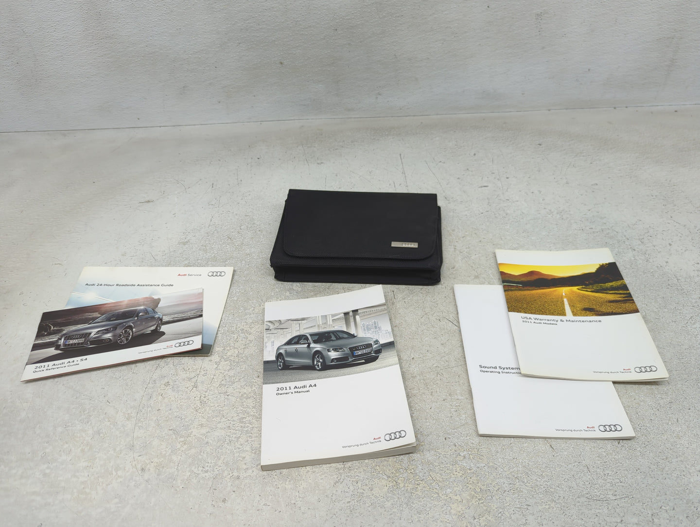 2011 Audi A4 Owners Manual Book Guide P/N:112.561.8K2.23 OEM Used Auto Parts - Oemusedautoparts1.com